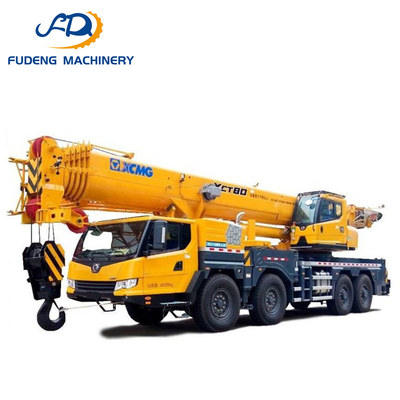Excellent Condition Used XCMG XCT80 Crane with 80ton Truck Crane  for Heavy Duty Construction Projects