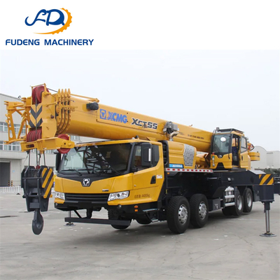 Low Cost Reliable Used Wheel XCMG XCT55 55Ton Crane with Mobile Truck Crane for Loading