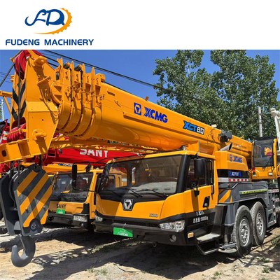 Limited Offer Reliable Used 80Ton Truck Crane with Telescopic Boom Truck Crane for Shipyard