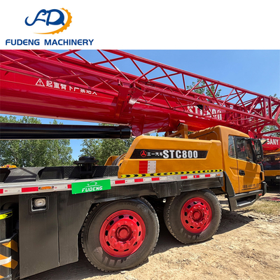Popular Choice Advanced Used SANY STC800 Truck Crane with Smooth Operation for Power Plant