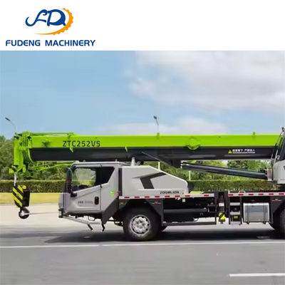 Premium Used ZOOMLION 25Ton Truck Crane with Hydraulic Control Crane for  Mining