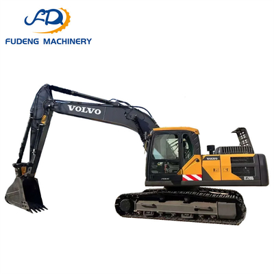 Heavy Duty Used Crawler VOLVO EC210D 21Ton 1m³ Bucket Capacity Excavator for Urban Construction