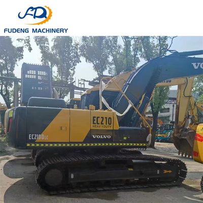 Heavy Duty Used Crawler VOLVO EC210D 21Ton 1m³ Bucket Capacity Excavator for Urban Construction
