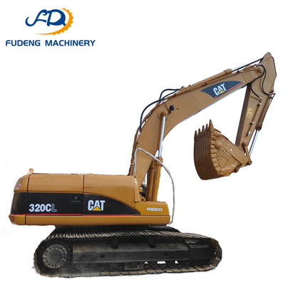 High Quality Original Used Lengthened Widened Crawler CAT 320CL 20Ton Excavator for Mining Construction