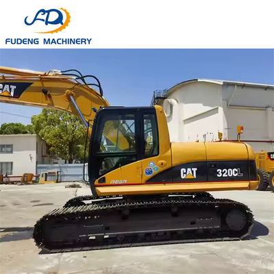 High Quality Original Used Lengthened Widened Crawler CAT 320CL 20Ton Excavator for Mining Construction