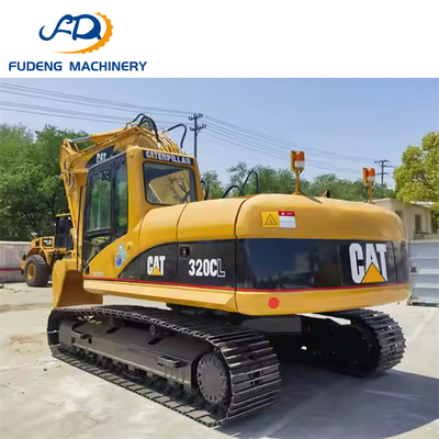 High Quality Original Used Lengthened Widened Crawler CAT 320CL 20Ton Excavator for Mining Construction