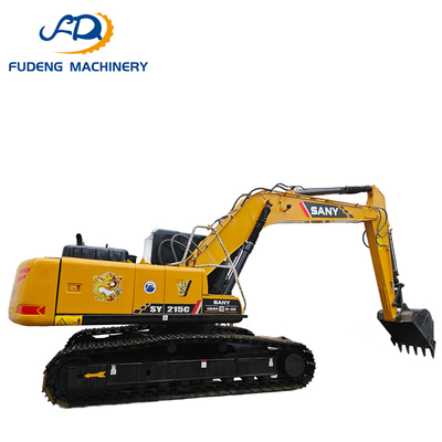 Premium Quality Used  SANY 215C Excavator with Crawler Excavator for Road Construction