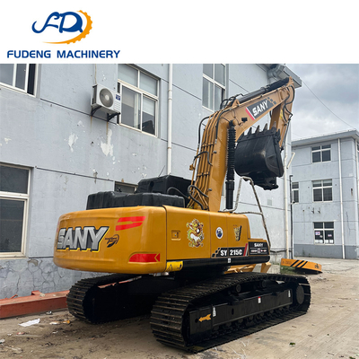 Premium Quality Used  SANY 215C Excavator with Crawler Excavator for Road Construction