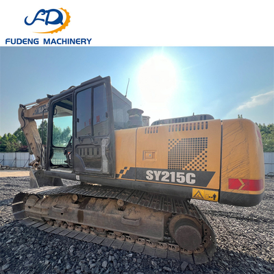 High Quality Original Second-hand 22 Ton SANY SY215C Hydraulic Excavator for Construction