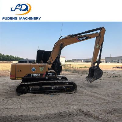 High Quality Original Second-hand 13.5 Ton SANY 135 Crawler Excavator for Construction