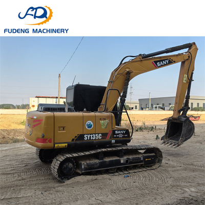 Well Maintained Strong Performance Used 13Ton Capacity SANY 135 Crawler Excavator Ready for Construction