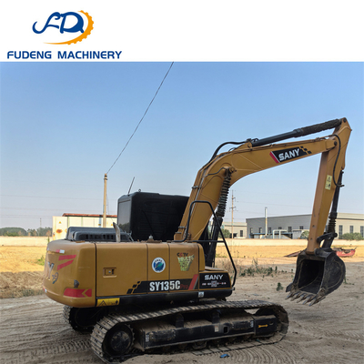 High Quality Certified Used SANY135C Excavator with Reliable Engine Excavator for Consistent Work