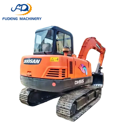 Exclusive Offer Professional Used Crawler DOOSAN DH55 12Ton 0.5m³ Bucket Excavator for Utility Work
