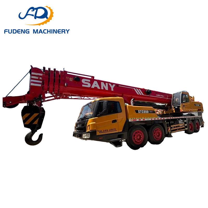 Hot Sale Reliable Used 80ton Truck Crane with Hydraulic System Crane for Heavy Duty Construction