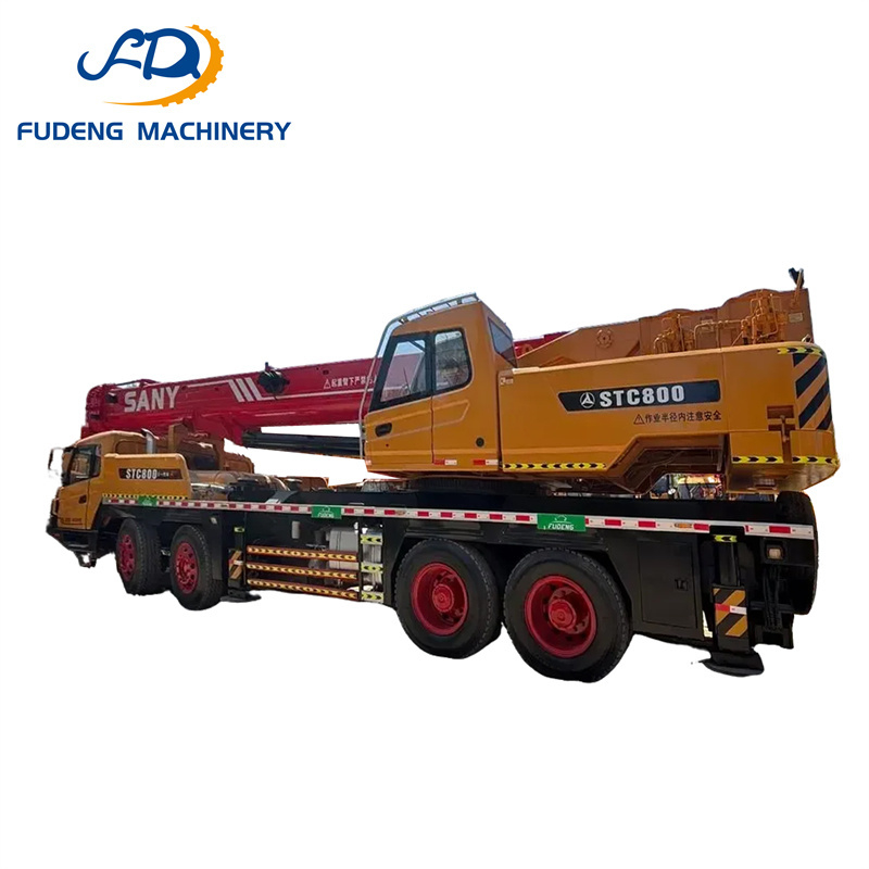 Popular Choice Advanced Used SANY STC800 Truck Crane with Smooth Operation for Power Plant